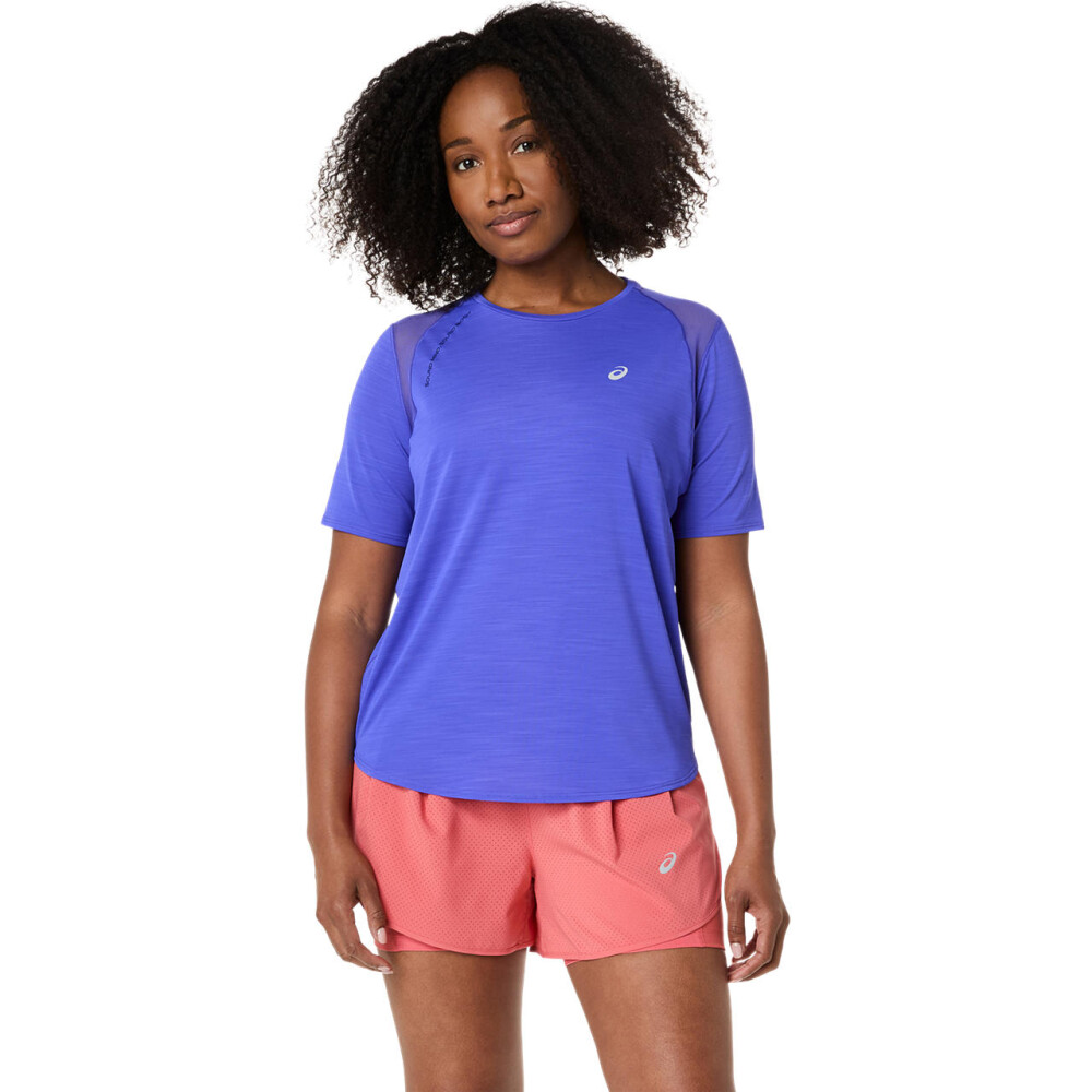 Polo Running Road SS Top Mujer Cobalt Burst