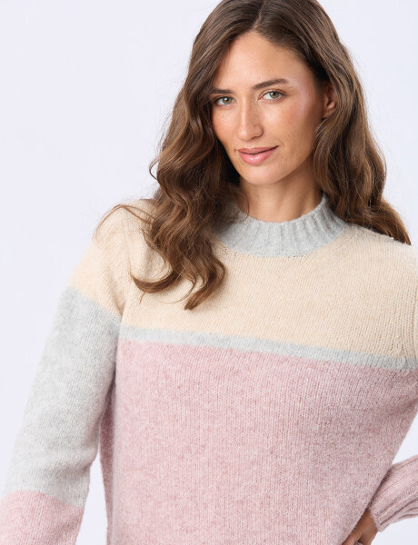 BUZO TEJIDO DE ABRIGO ROSA