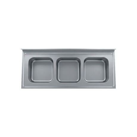 Mesada de Lavado de 3 Piletas de Acero Inoxidable 180 x 70 x 85 cm Mesada de Lavado de 3 Piletas de Acero Inoxidable 180 x 70 x 85 cm