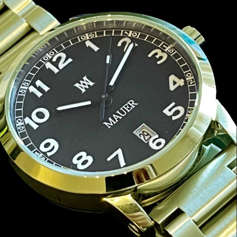 Reloj Mauer Date Series 36 mm Gold