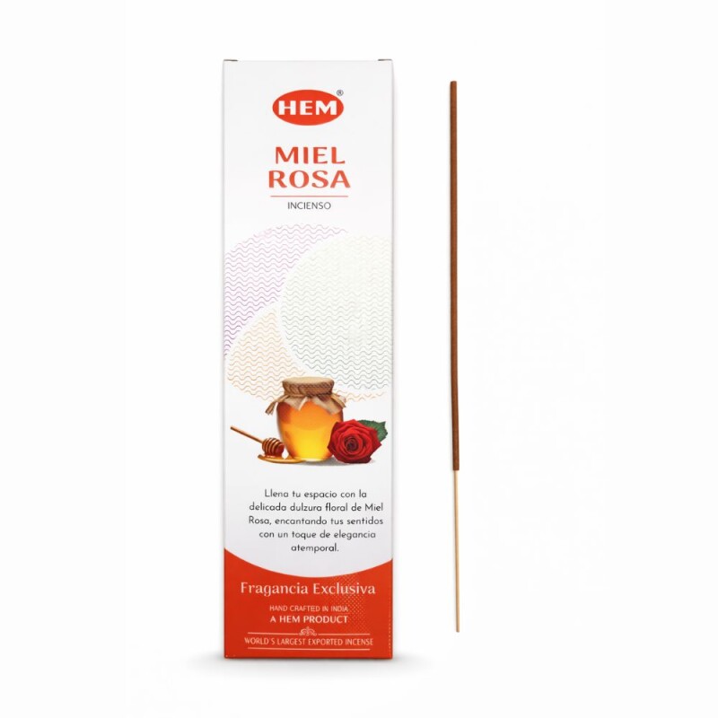 INCIENSO HEM PREMIUM 25 GR X12 Rosa Miel