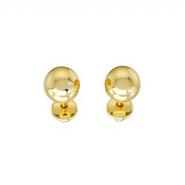 Abridores Bolita-Oro 18k-Sin piedra-AB9516 sinpiedra