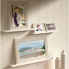 PQ1060 Repisa De Mdp Marco 10x60x1.5 Cm Resiste 15 Kgs - Blanco