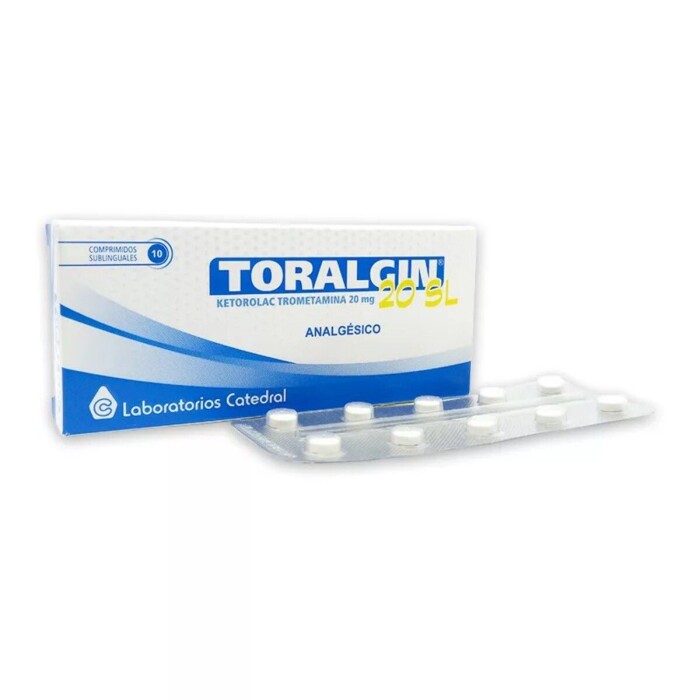 TORALGIN 20 SL CJ X 20 COMP. SUBLINGUAL única