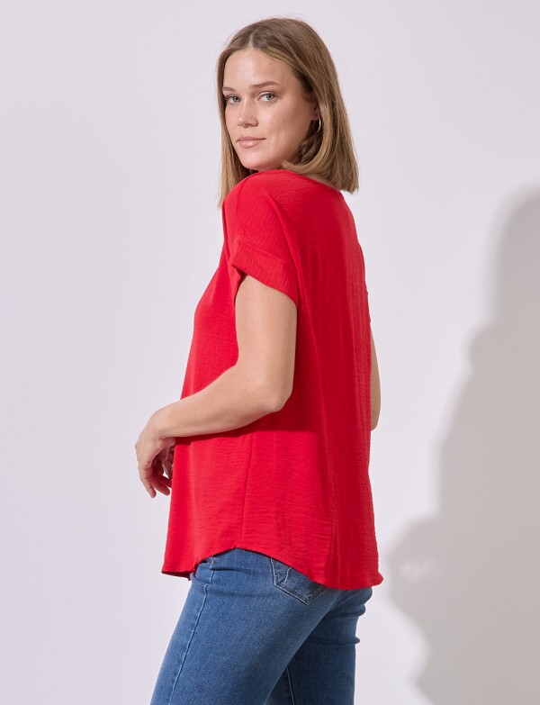 Blusa Solid ROJO