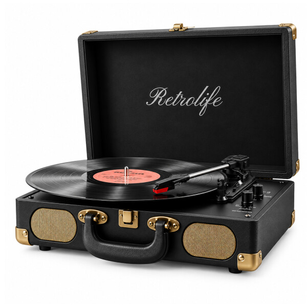 Tocadiscos Bandeja Para Vinilos Bluetooth Con Parlantes R609 BANDEJA VINILO R609 C/BLUETOOTH Y PARLAN