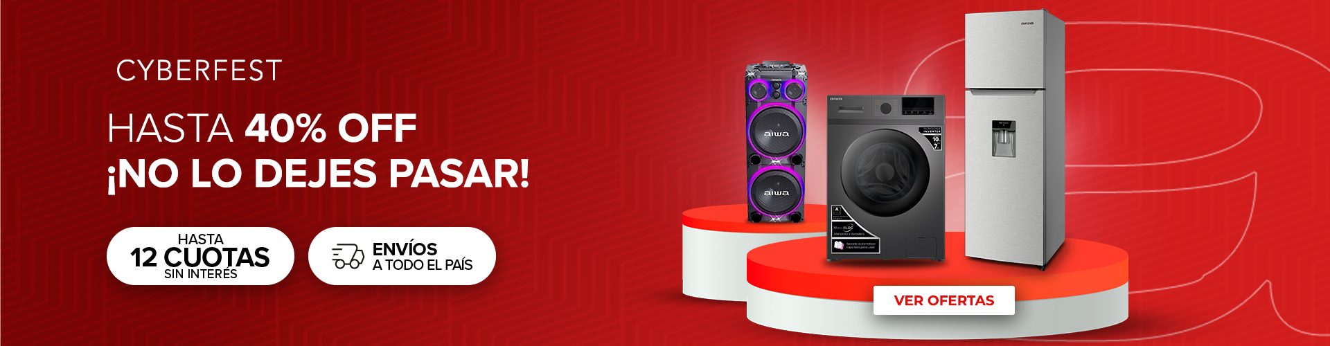 Cyberfest - Hasta 40% OFF