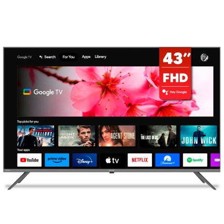 Smart TV Sharp Aquos 43" Full HD con Google TV – Calidad y Conectividad a Tu Alcance Smart TV Sharp Aquos 43" Full HD con Google TV – Calidad y Conectividad a Tu Alcance