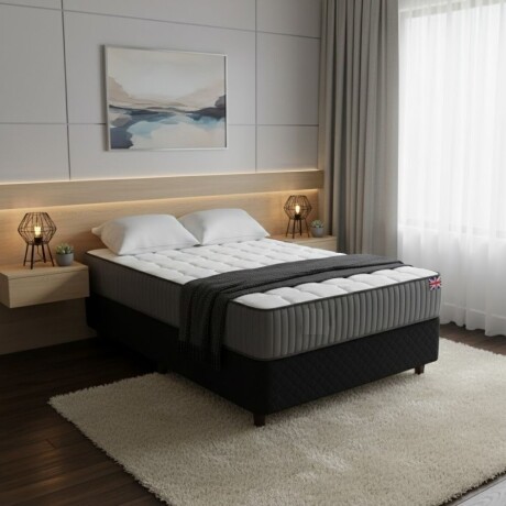 SOMMIER UNA PLAZA 88CM BASE CAMA COLCHÓN REVERSIBLE ANTIÁCAROS SOMMIER UNA PLAZA 88CM BASE CAMA COLCHÓN REVERSIBLE ANTIÁCAROS