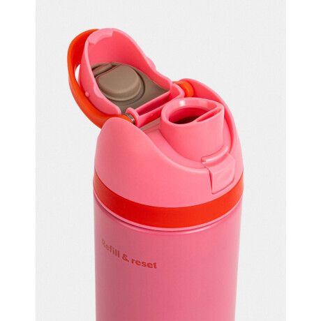 Botella De Acero Fucsia Medio