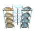 Organizador esquinero de plástico 4 niveles 3 colores Organizador Esquinero De Plástico 4 Niveles 3 Colores