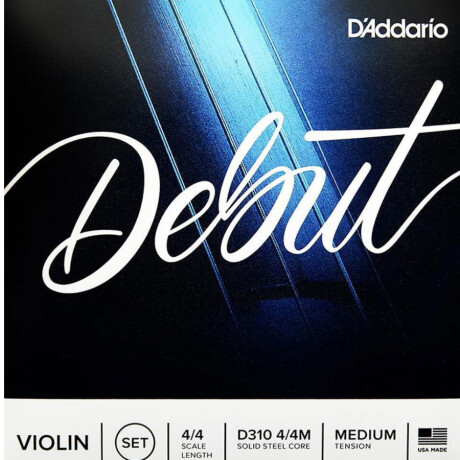 Set de Cuerdas para Violín D'Addario Debut D310 4/4M Set de Cuerdas para Violín D'Addario Debut D310 4/4M
