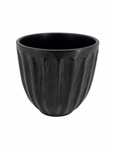 MACETA DECORATIVA NEGRO
