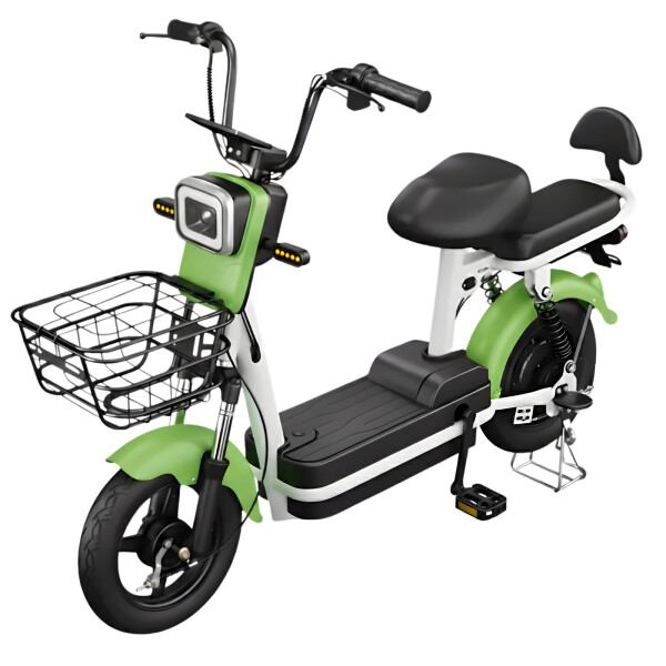 Moto Electrica Gogreen Style 350W Autonom. 25Km 30KM/H Rod10 Variante Color Verde