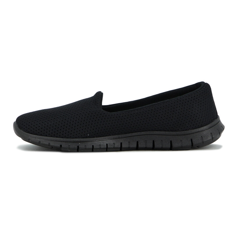 Actvitta Zapato Casual Feminino Nylon Smesh Negro-negro