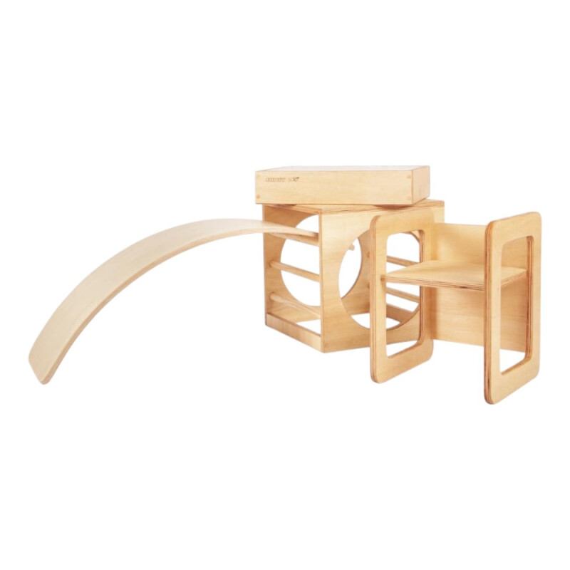 Cubo Pikler en Madera 43x42x42 cm Cubo Pikler en Madera 43x42x42 cm