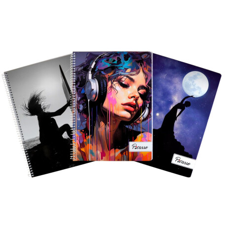 Cuadernola Picasso tapa dura 150 hojas Cuadernola Picasso tapa dura 150 hojas