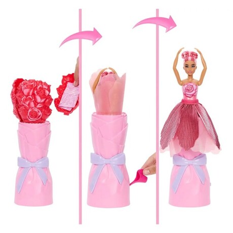 BARBIE - PETAL POP SORPRESA NARANJA