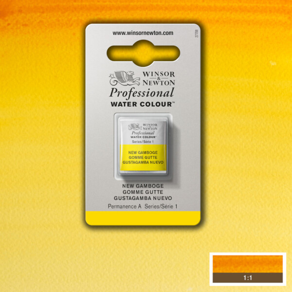 Acuarela profesiona Half Pan - Winsor & Newton Tonos Amarillos