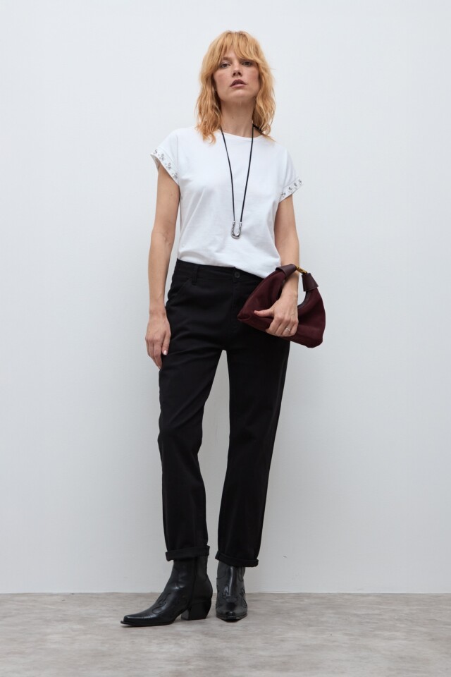 Pantalón chino negro