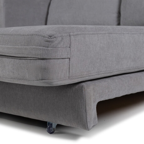 Sofá Cama Niki - Tela Microfibra 10286 (Gris)
