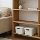 Caja simil ratán 7 lts BLANCO
