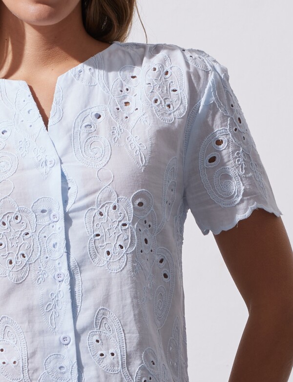 Blusa Broderie CELESTE