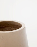 Macetero Calun de cemento beige Ø 50 cm Macetero Calun de cemento beige Ø 50 cm