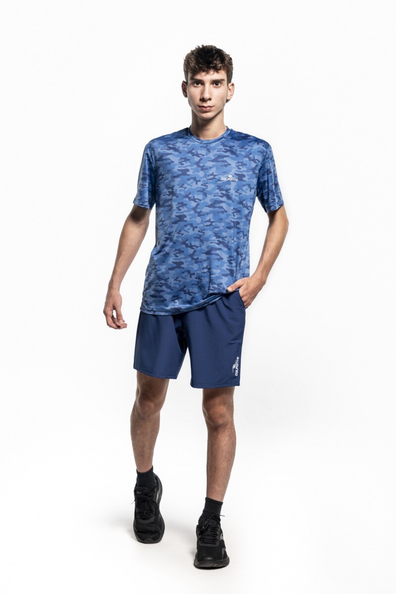RAPID RUNNING SHORT MEN MILITARY GREEN - AZUL MARINO 