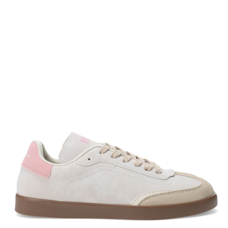 Championes de Mujer Miss Carol CAROVI acordonado Beige