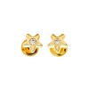 Abridores Estrellas-Oro Bajo-Zirconia-AB8009 Conpiedra