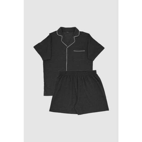 Pijama poland Gris melange