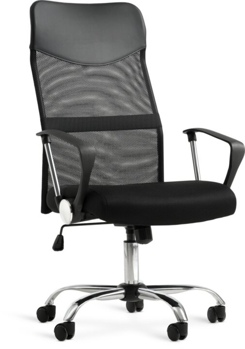 Silla de oficina BILLUM malla negro 