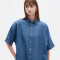Camisa Pezo Azul Medio