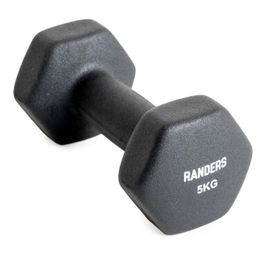 Mancuerna 5KG Revestida De Neopreno Negro Mancuerna 5KG Revestida De Neopreno Negro