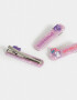 Hebillas Infantiles Set De Piquitos "hello Kitty" - Combinacion Multicolor