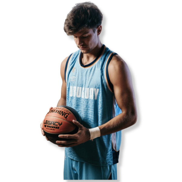 CAMISETA UMBRO BASKET URUGUAY OFICIAL<br /> Hombre 2BU10001 Celeste