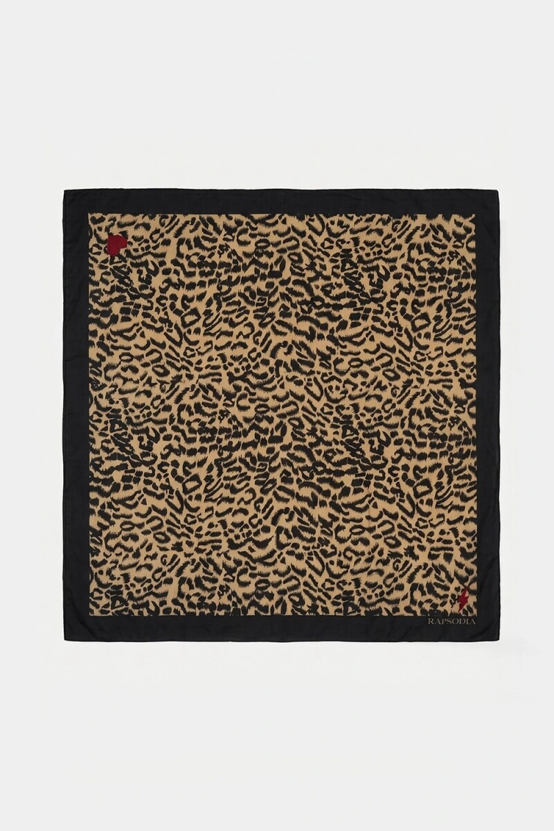 PAÑUELO ANIMAL LIGHT 70X70 Leopardo