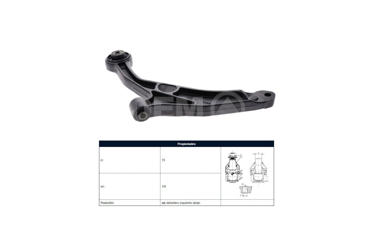 Parilla De Suspension Delantera Dodge Journey 08-25 Izq Parilla De Suspension Delantera Dodge Journey 08-25 Izq