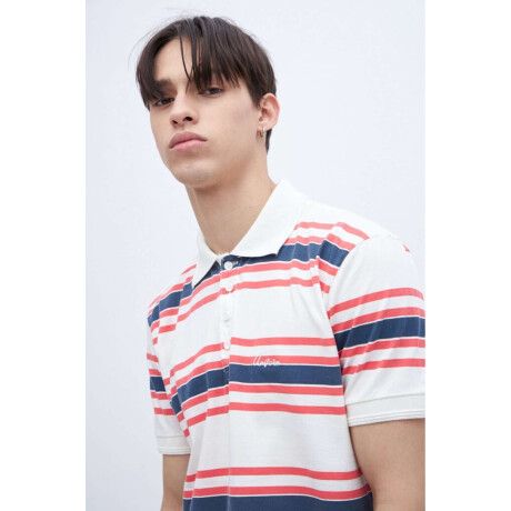 Remera polo Casper Off white