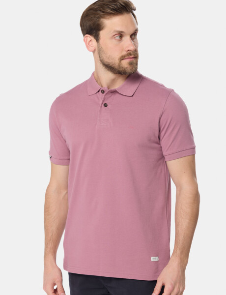 REMERA POLO PIQUE LISA Rosado