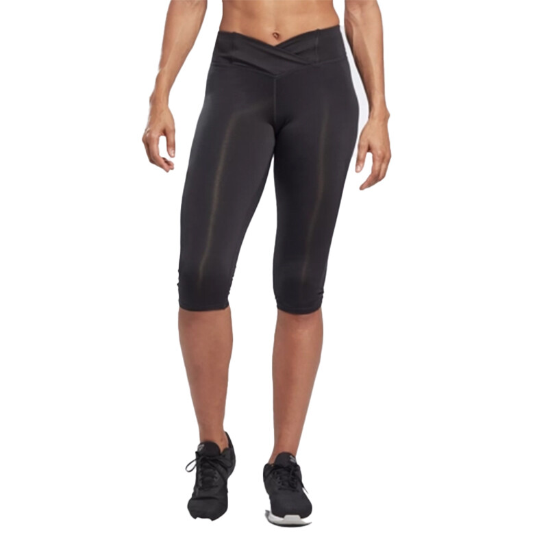 Calza Reebok Basic Capri Negro