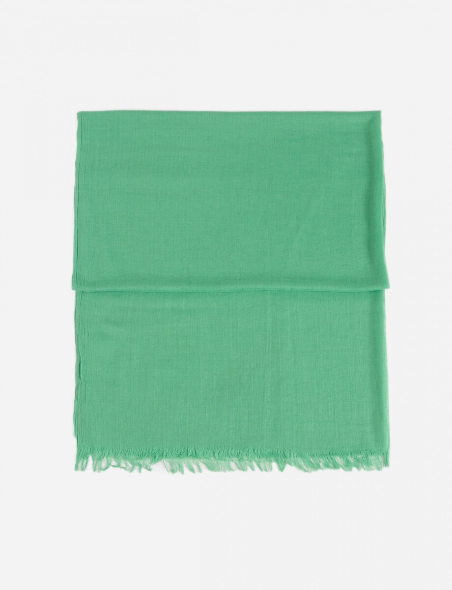 Pashmina lisa - verde 