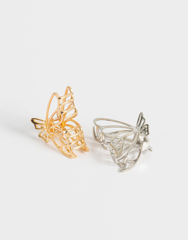Broches Sets Mariposa Set De Broches De Mariposas - Combinacion Bicolor