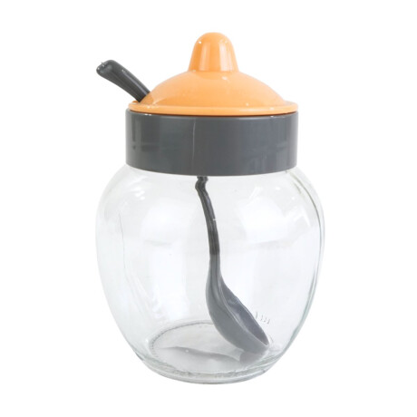 Especiero Herevin de vidrio 370cc con tapa y cuchara Especiero Herevin de vidrio 370cc con tapa y cuchara