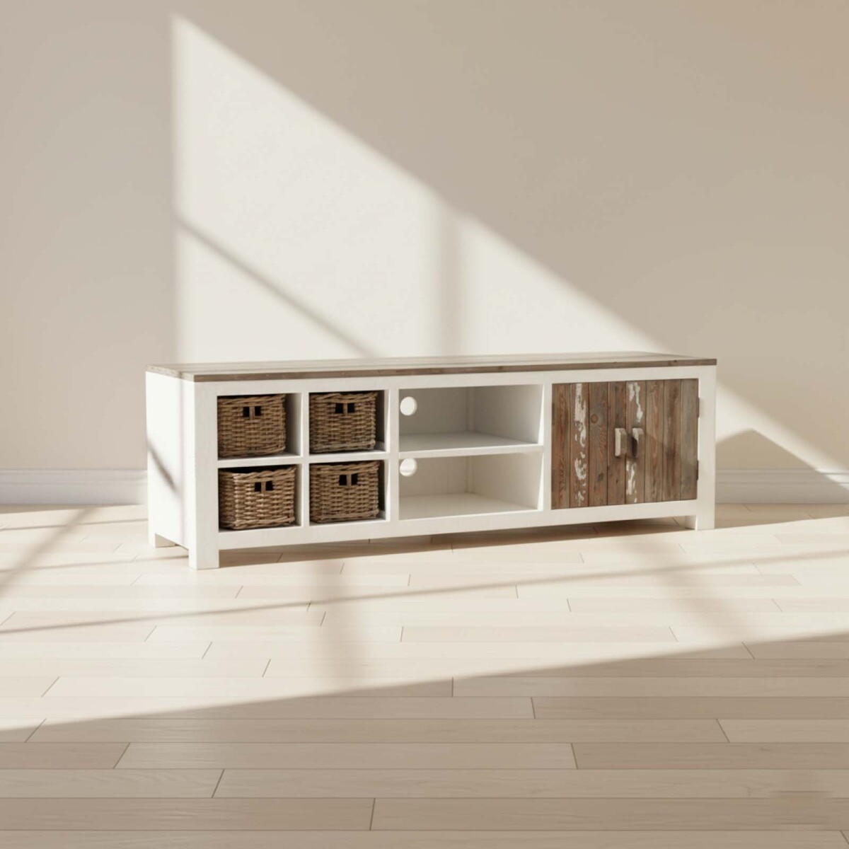 RACK - MADERA BLANCO AIM 