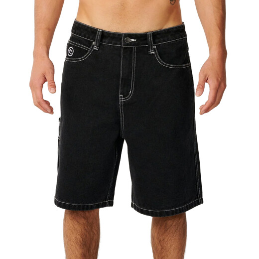 Bermuda Rip Curl Nu Dose Denim Walk 22" - Negro Bermuda Rip Curl Nu Dose Denim Walk 22" - Negro