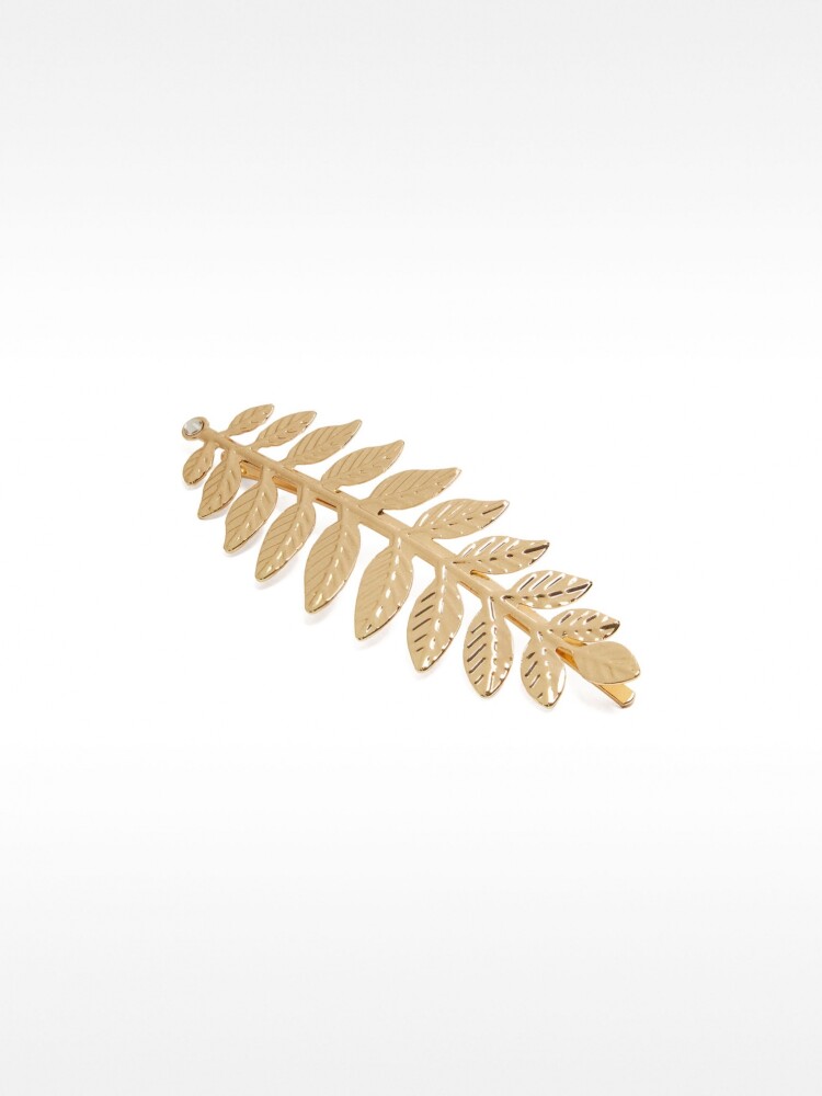 Pinza De Pelo Con Hoja dorado