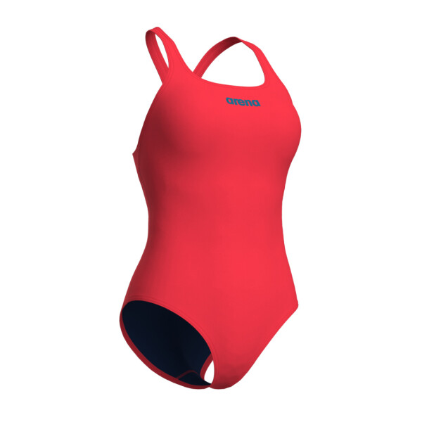 Malla De Natación Entrenamiento Para Mujer Arena Women's Team Swimsuit Swim Pro Solid Coral