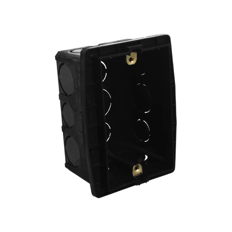 CAJA HONDA 3 MODULOS Caja Honda 3 Módulos con Grampa Metálica Negro